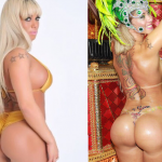 Bumbum bizarro de Renata Pinheiro a destaque da Tucuruvi