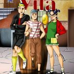 Turma da vila – Chaves e Kiko Fudendo a Chiquinha