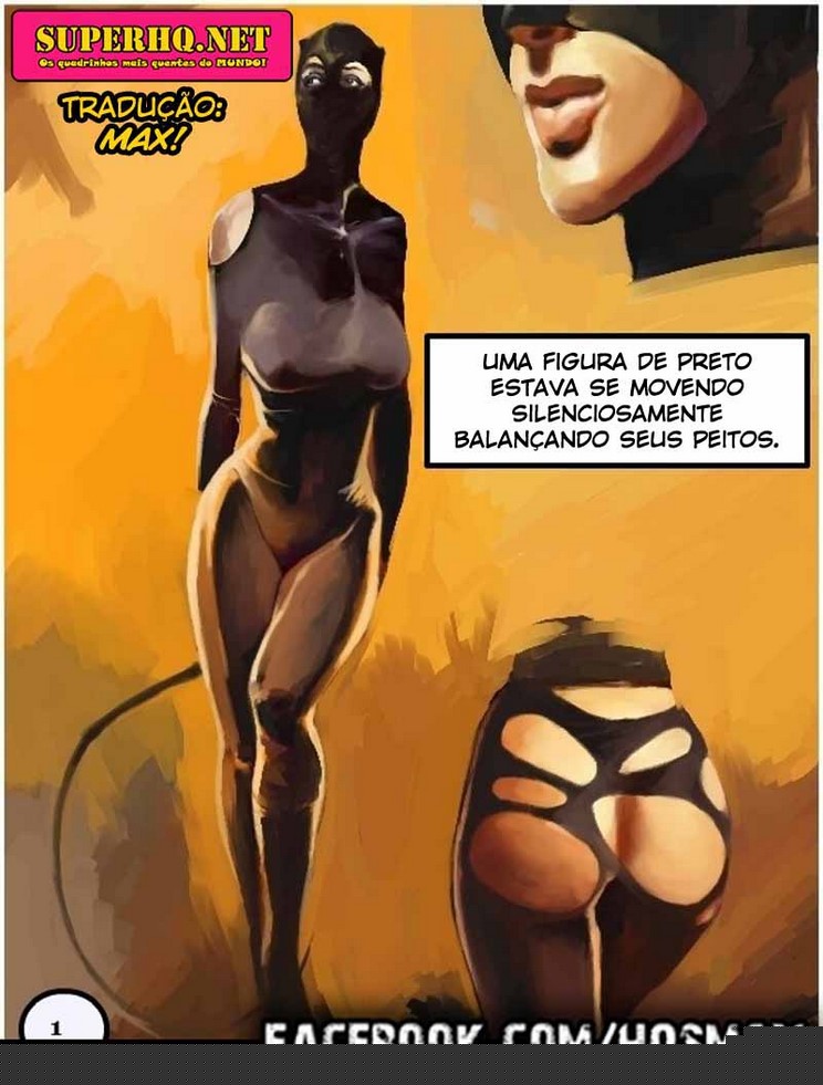 Batman comendo a Mulher Gato