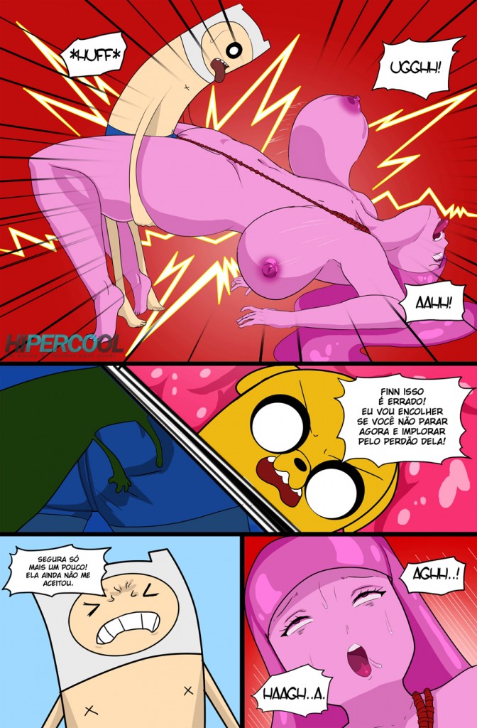 Finn fodendo a Princesa Jujuba na praia